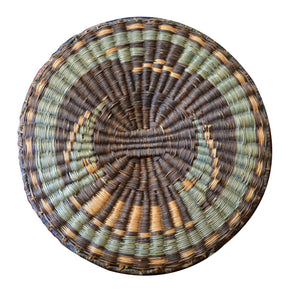 Native American Basket : Hopi Wicker Plaque : Basket 9 - Getzwiller's Nizhoni Ranch Gallery