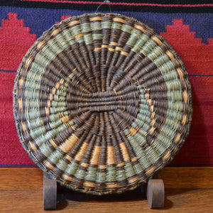 Native American Basket : Hopi Wicker Plaque : Basket 9 - Getzwiller's Nizhoni Ranch Gallery