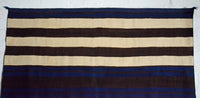 First Phase Chief Blanket Early Classic Ute Style : 1st Phase : Historic Navajo Weaving :  51" x 68" (5'8.5" x 4'3") Call for Pricing, view 12