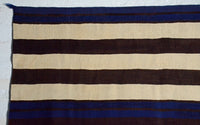 First Phase Chief Blanket Early Classic Ute Style : 1st Phase : Historic Navajo Weaving :  51" x 68" (5'8.5" x 4'3") Call for Pricing, view 2