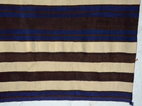 First Phase Chief Blanket Early Classic Ute Style : 1st Phase : Historic Navajo Weaving :  51" x 68" (5'8.5" x 4'3") Call for Pricing, view 5