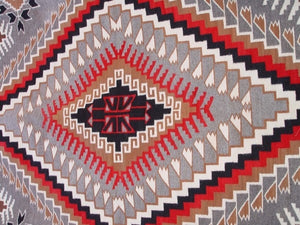 Ganado - Klagetoh Large Navajo Weaving : Nora Bitsui : 2079: 7'2" x 9'7" - Getzwiller's Nizhoni Ranch Gallery