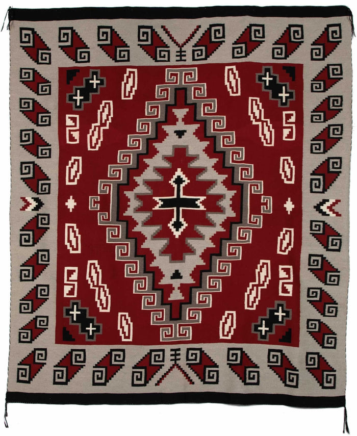 Ganado Navajo Weaving : Gloria Bitsui : 3076 : 78" x 90" (6.5' x 7.5')