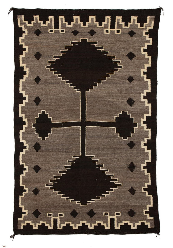 ON HOLD : Crystal Transitional Navajo Weaving : Historic : GHT 2193 : 50" x 81" : (4'2″ x 6'9″)