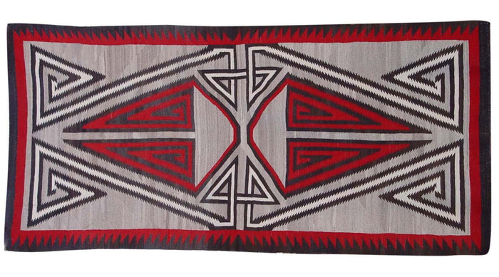Klagetoh Navajo Weaving : Historic : GHT 21: 50" x 104" (4'2" x 8'8")