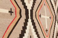 JB Moore Crystal  Navajo Weaving : Historic : PC 111 : 62" x 90" (5'2" x 7'6"), view 2