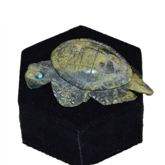 Zuni Fetish : Turtle : Ben Kaamasee : ZF-3