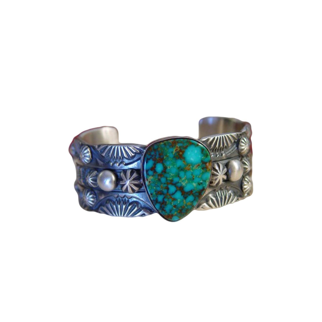 Native American Jewelry: Navajo : Turquoise Bracelet : Marc Antia : NAJ-25 - Getzwiller's Nizhoni Ranch Gallery