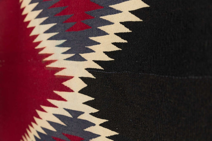Germantown Serape Navajo Weaving : Historic : GHT 783 : 57" x 74" : (4'9" x 6'2")