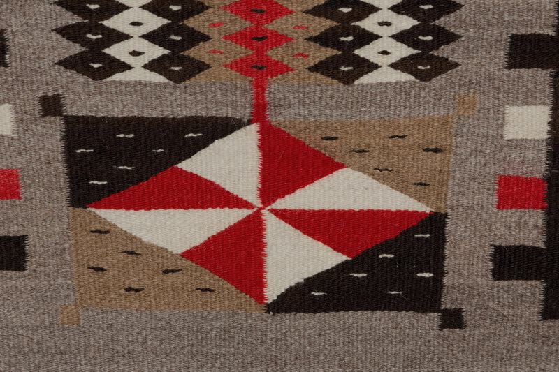 JB Moore Navajo Rug Historic PC 104 51″ x 78″ (4'3" x 6'6