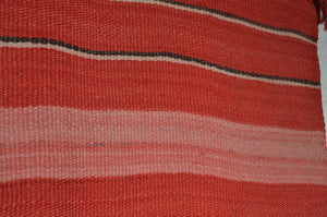 Double Saddle Blanket : Historic Navajo Weaving : PC 200 : 38" X 42" : (3'2" x 3'5")