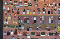 SOLD - Pictorial - Squaw Dance Navajo Weaving : Juanita Tsosie : B-13 : 72" x 83" (6' x 6'11"), view 3