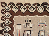 SOLD: Yei : Navajo Weaving : Anita Tsosie : 3422 : 70" x 84" (5'10" x 7'2") : Award Winner!, view 3