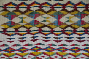 2 in 1 Navajo Rug: Kathy Marianito : Churro 1604 : 29" x 58" - Getzwiller's Nizhoni Ranch Gallery