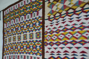 2 in 1 Navajo Rug: Kathy Marianito : Churro 1604 : 29" x 58" - Getzwiller's Nizhoni Ranch Gallery