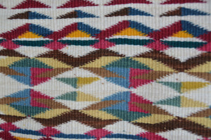 2 in 1 Navajo Rug: Kathy Marianito : Churro 1604 : 29" x 58" - Getzwiller's Nizhoni Ranch Gallery