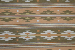 Chinle : Navajo Rug : Helen Bia : Churro 1703 : 26" x 36" (2'2" x 3')