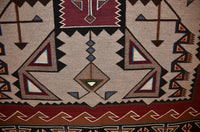 Teec Nos Pos Navajo Rug : Berlinda Nez Barber : Churro 21 : 72" x 120" (6' x 10'), view 7