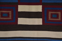 Manta : Navajo Weaving : Elena Teller : Churro 346 : 47" x 55" (3'11" x 4'7"), view 5