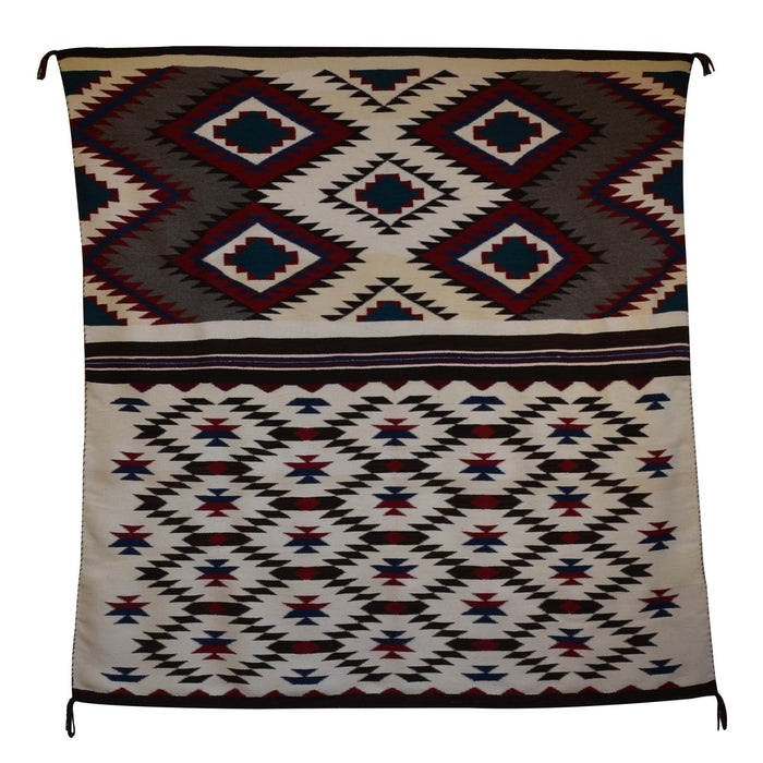 Serape : Kathy Marianito : Churro 1471 : 69″ x 67″ (5'9" x 5'7")