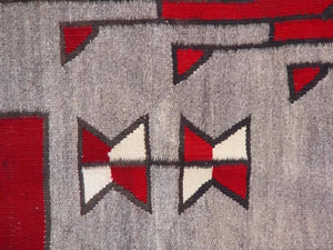 Ganado - Klagetoh Navajo Weaving : Historic : GHT 891 : 6′ x 9’2″ - Getzwiller's Nizhoni Ranch Gallery