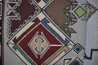Teec Nos Pos Navajo Rug : Linda Nez : Churro 509 : 72" x 108" (6′ x 9′), view 6