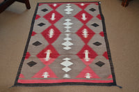 Crystal Navajo Rug Weaving : Historic : GHT 2255 : 38″ x 54″ : (3'2" x 4'6"), view 2