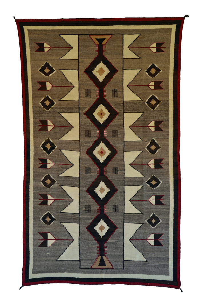 Crystal Navajo Rug : Historic : GHT 2262 : 52" x 89" : (4'4" x 7'5")