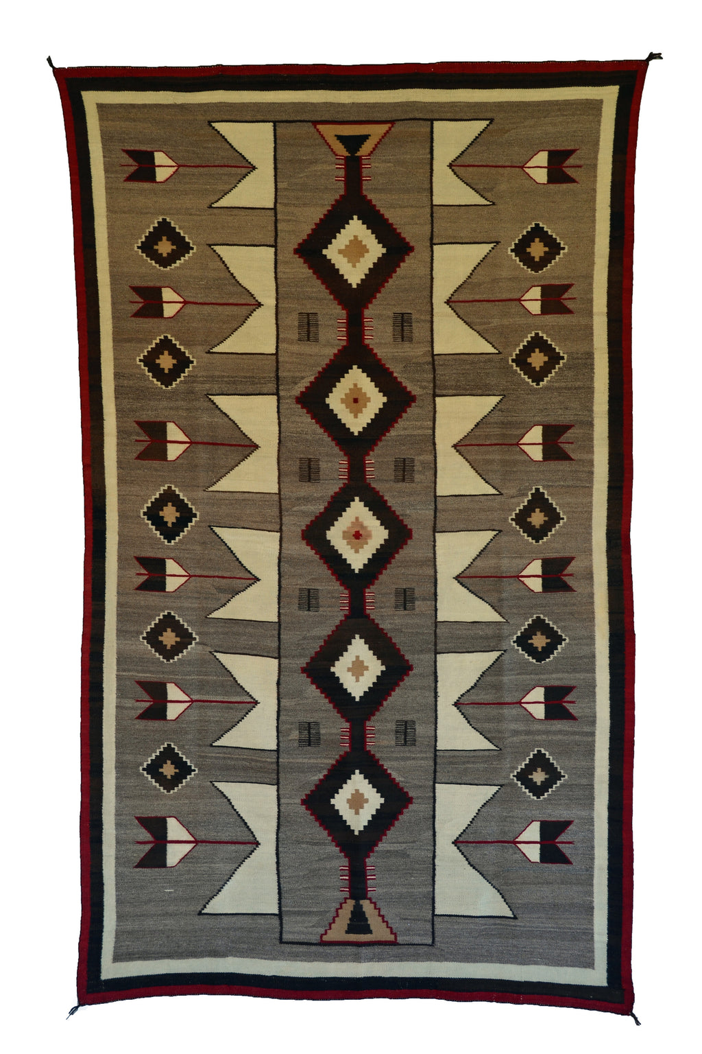 Teec Nos Pos Navajo Rug : Historic : GHT 2262 : 52" x 89" - Getzwiller's Nizhoni Ranch Gallery