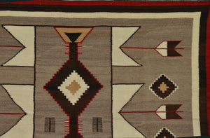 Teec Nos Pos Navajo Rug : Historic : GHT 2262 : 52" x 89" - Getzwiller's Nizhoni Ranch Gallery