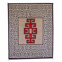 Crystal Navajo Weaving : Historic : GHT 2101 : 58″ x 72″ :  (4'11" x 6'), view 1