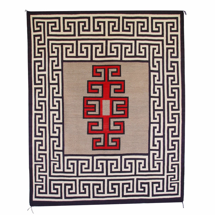 Crystal Navajo Weaving : Historic : GHT 2101 : 58″ x 72″ :  (4'11" x 6')