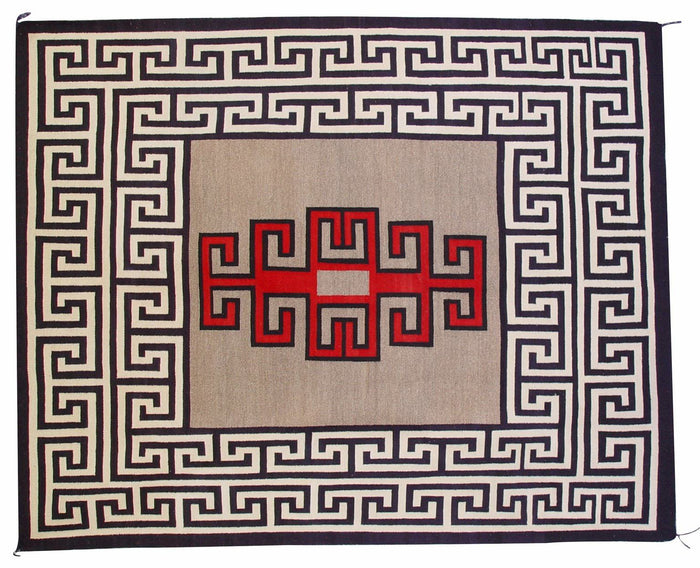 Crystal Navajo Weaving : Historic : GHT 2101 : 58″ x 72″ :  (4'11" x 6')
