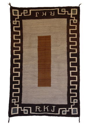 Double Saddle Blanket : Historic Navajo Weaving : GHT 773 - Getzwiller's Nizhoni Ranch Gallery