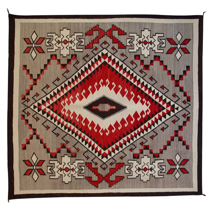 Ganado - Klagetoh Navajo Weaving : Historic : GHT 865 :  65″ x 70″ : (5'5" x 5'10")