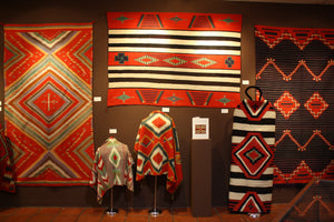 Serape - Rio Grande Saltillo Style : Native American Textile: Antique : PC 35 : 53" x 95" (4'5" x 7'11")