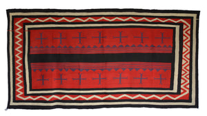 Late Classic Navajo Blanket : Historic Hubbell Portiere:  PC 288
