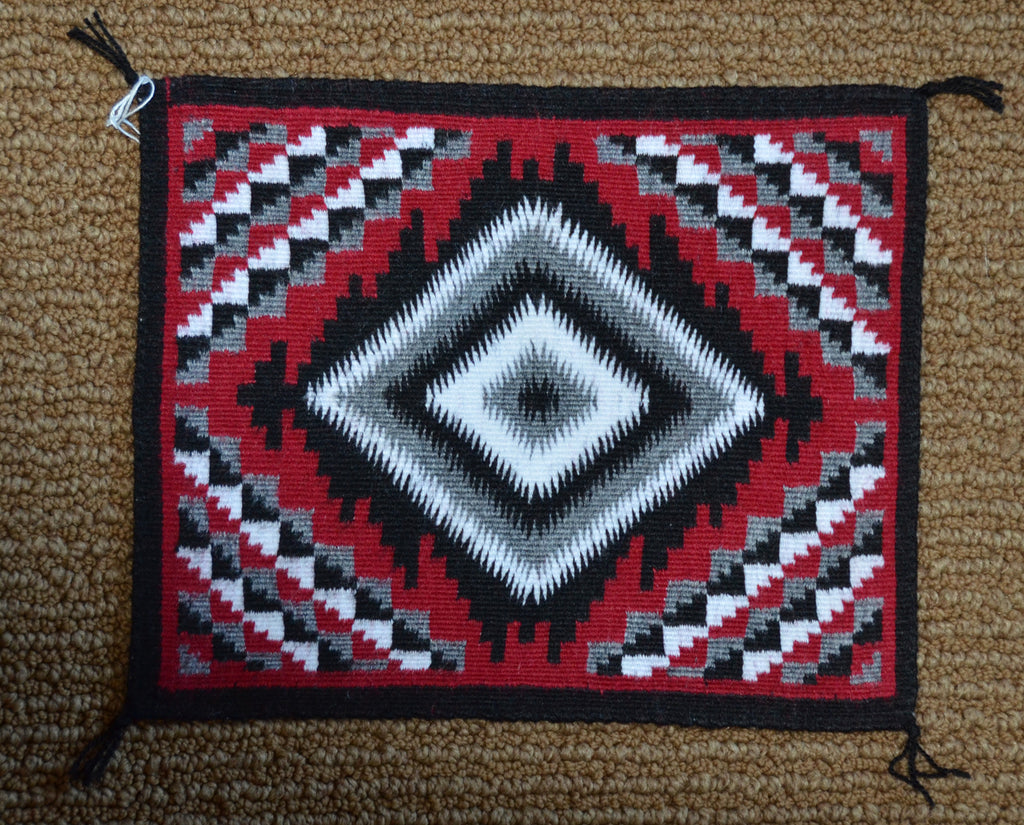 Miniature : GanadoNavajo Tapestry : Matilda Yazzie Bia : m-149 : 8" x 10"