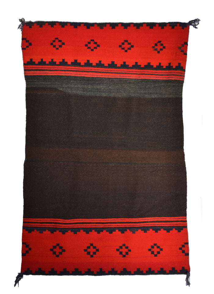Late Classic Navajo Dress Panel : Biil : Historic : PC 127 : 32" x 50" : (2'8" x 4'2")
