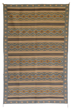 Wide Ruin Navajo Weaving : Ellen Smith : PC 232 : 48" x 73"