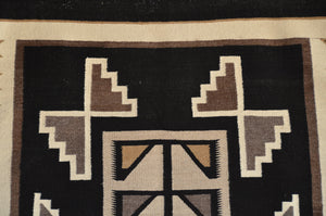 Two Grey Hills Navajo Rug : Historic : JV 118 : 33" x 48" (2'5" x 4')