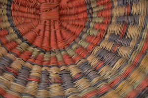 Native American Basket : Hopi Wicker Plaque : Basket 19 - Getzwiller's Nizhoni Ranch Gallery