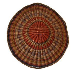 Native American Basket : Hopi Wicker Plaque : Basket 19 - Getzwiller's Nizhoni Ranch Gallery