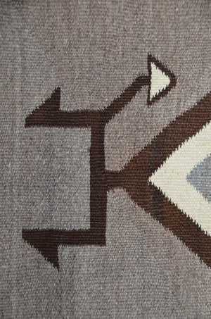 JB Moore- Crystal Pictorial Navajo Rug : Historic : PC 17
