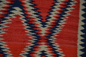 Navajo Saddle Blanket -Single : Historic : PC 207 : 33" x 29" - Getzwiller's Nizhoni Ranch Gallery