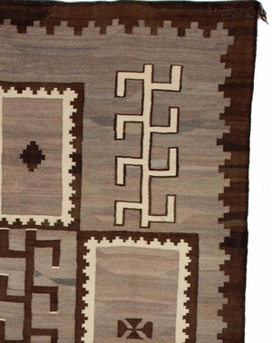 Transitional Navajo textile : Historic : GHT 598 : 5’7″ x 8’8′ - Getzwiller's Nizhoni Ranch Gallery