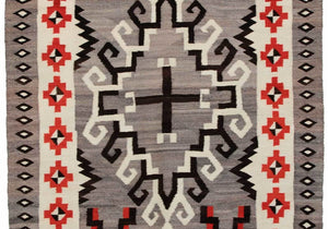 Crystal JB Moore Plate XXIII Navajo Weaving : Historic : GHT 1052 : 4'10″ x 9′ - Getzwiller's Nizhoni Ranch Gallery