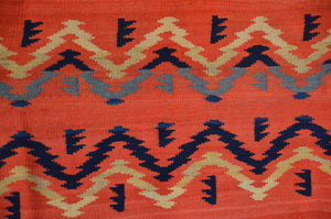 Serape Navajo Blanket : Historic : Late Classic :  JV 120 : 51" x 69" (4'3" x 5'9")