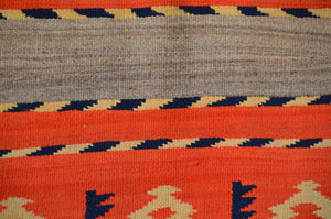 Serape Navajo Blanket : Historic : Late Classic :  JV 120 : 51" x 69" (4'3" x 5'9")