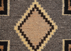 Crystal : Navajo Rug : Cecelia Nez :  Churro 1723 : 16.5" x 30.5" (1'4.5" x 2'6.5")